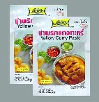 Category "Seasonings" : Yellow curry paste (2 bags of 50 gr)