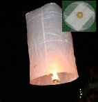 5 Lanternes volantes Thai, fonctionnement du ballon à air chaud