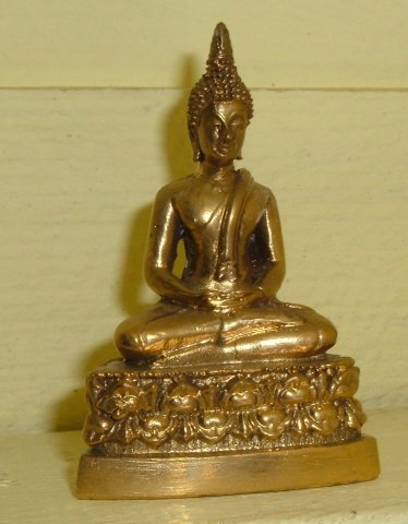 Acheter ce produit : Statue de Bouddha réalisée en bronze doré