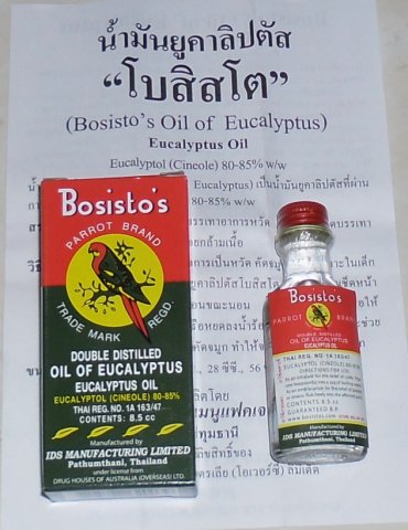 Buy this article : Eucalyptus oil Bosito's