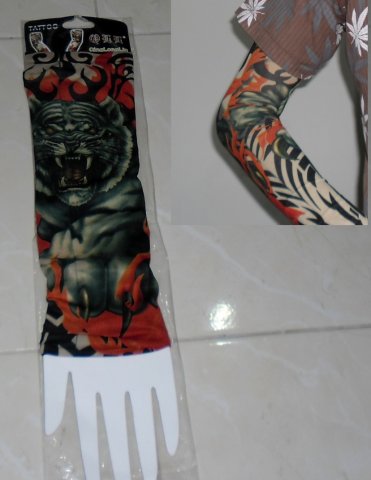 Buy this article : Sleeves for the arms, tattoo ethnic, tiger