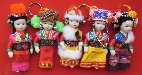 5 poupées thailandaises traditionnelles