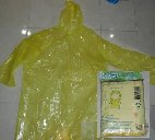 Plastic rain poncho Thai