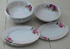 Set of 6 bowls and plates thai